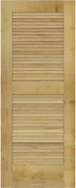 Louvered Key West Maple Doors