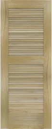 Louvered Key West Poplar Doors