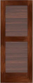 Louvered Key West Sapele Doors