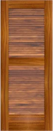 Louvered Key West Teak Doors