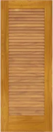 Louvered Nassau Cypress Doors