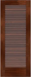 Louvered Nassau Sapele Doors
