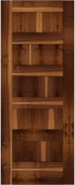 Mission Camp Walnut Doors