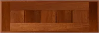 Beadboard Ogee Mahogany Drawer Front