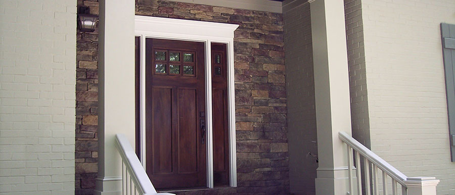 Beautiful Wooden Exterior Door